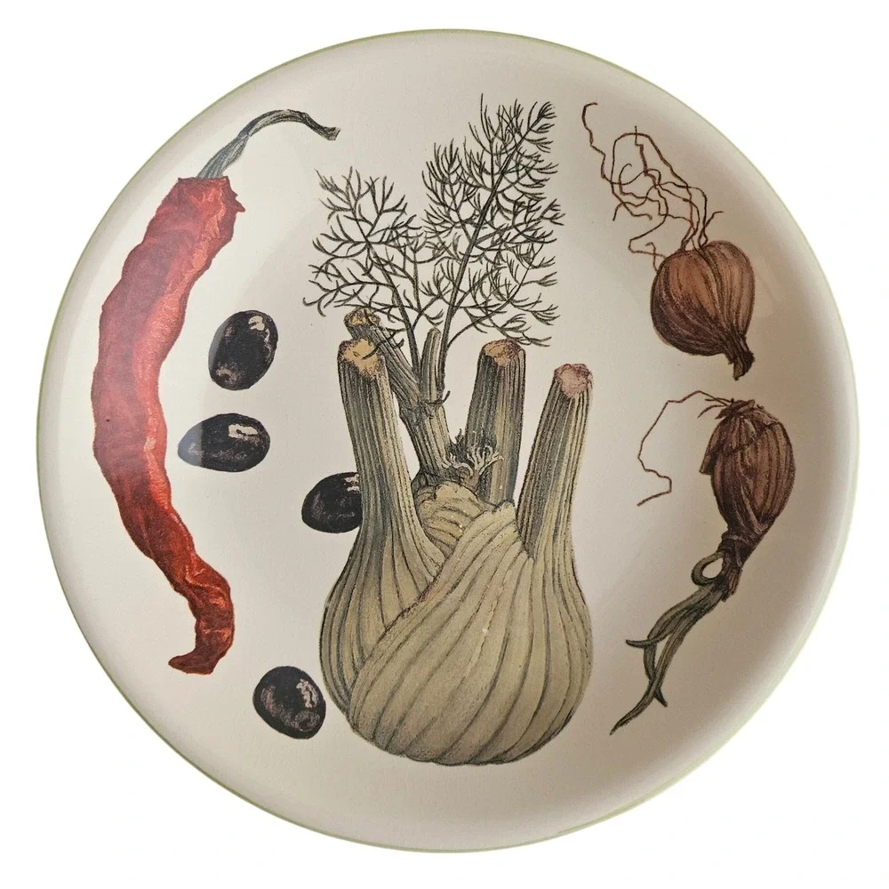 Discontinued Williams Sonoma WSO27 vegetable and herb pasta‎ bowls set of 2